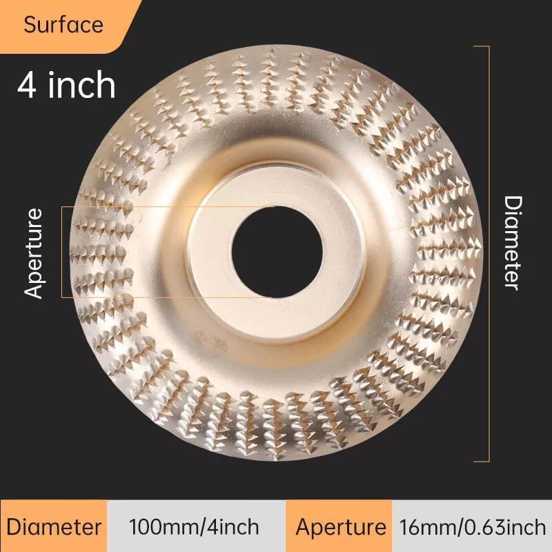 š„3PCS 4" Wood Carving Grinding Wheels Sanding Disc Accessory for Polishing Tools