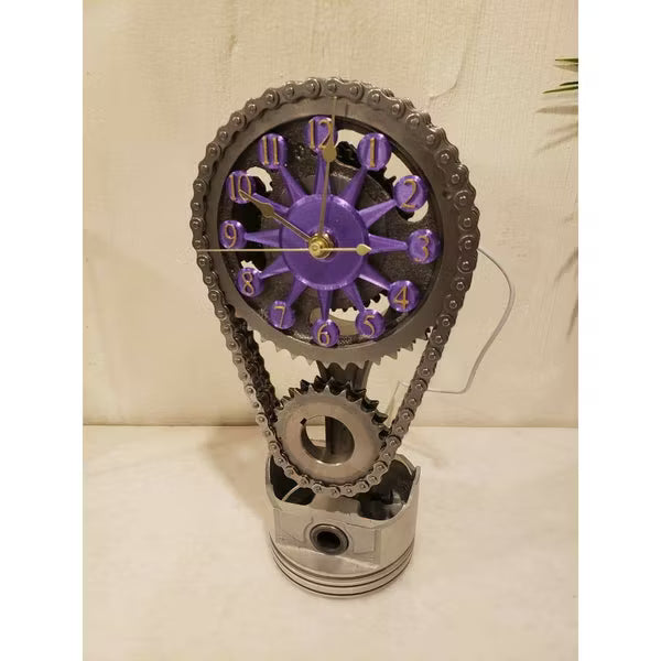 HOT SALE 50% OFFđ„SMALL BLOCK TIMING CHAIN CLOCK