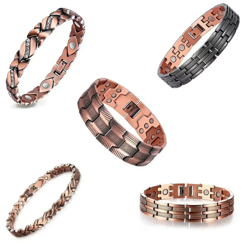 🔥99.9% Pure Copper Magnetic Bracelet--Relieve fatigue and promote blood circulation