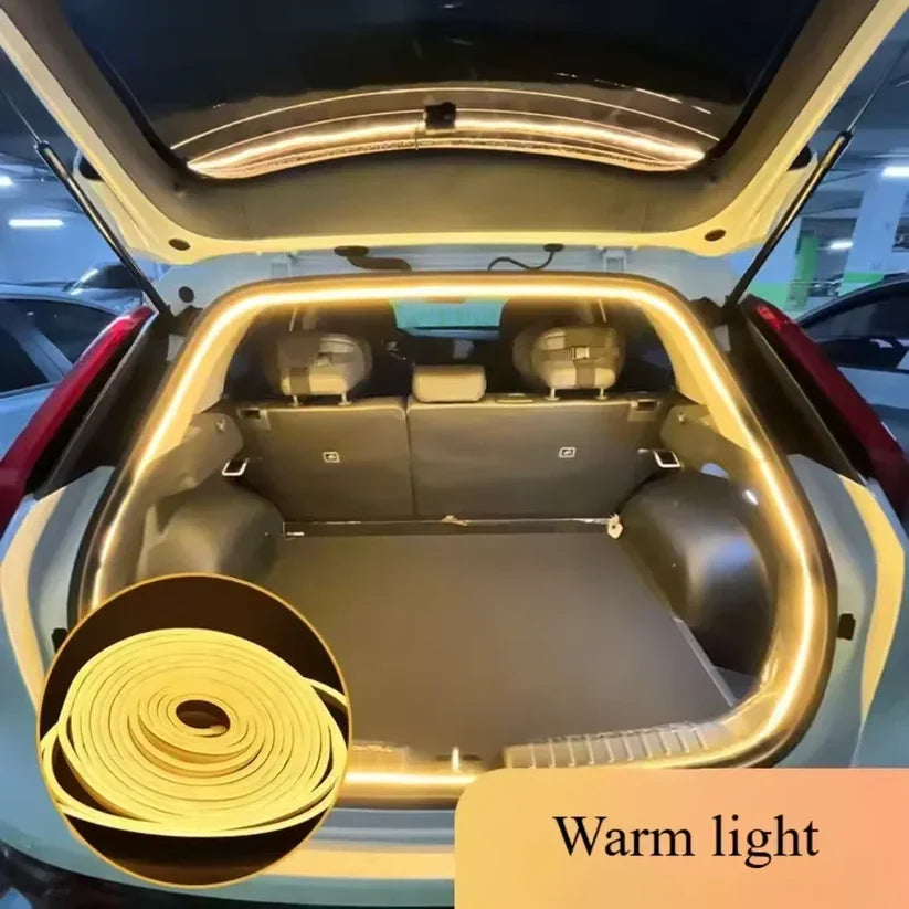 Universal Automatic Led Trunk Light Automatic Sensor Car Trunk Light Strip with Dynamic Flowing Illumination for Fit Easy