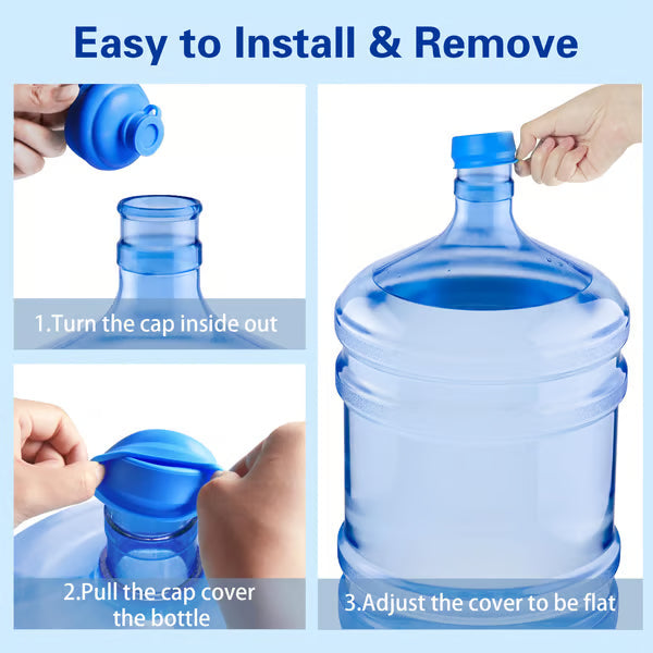 Reusable Silicone Water Jug Caps