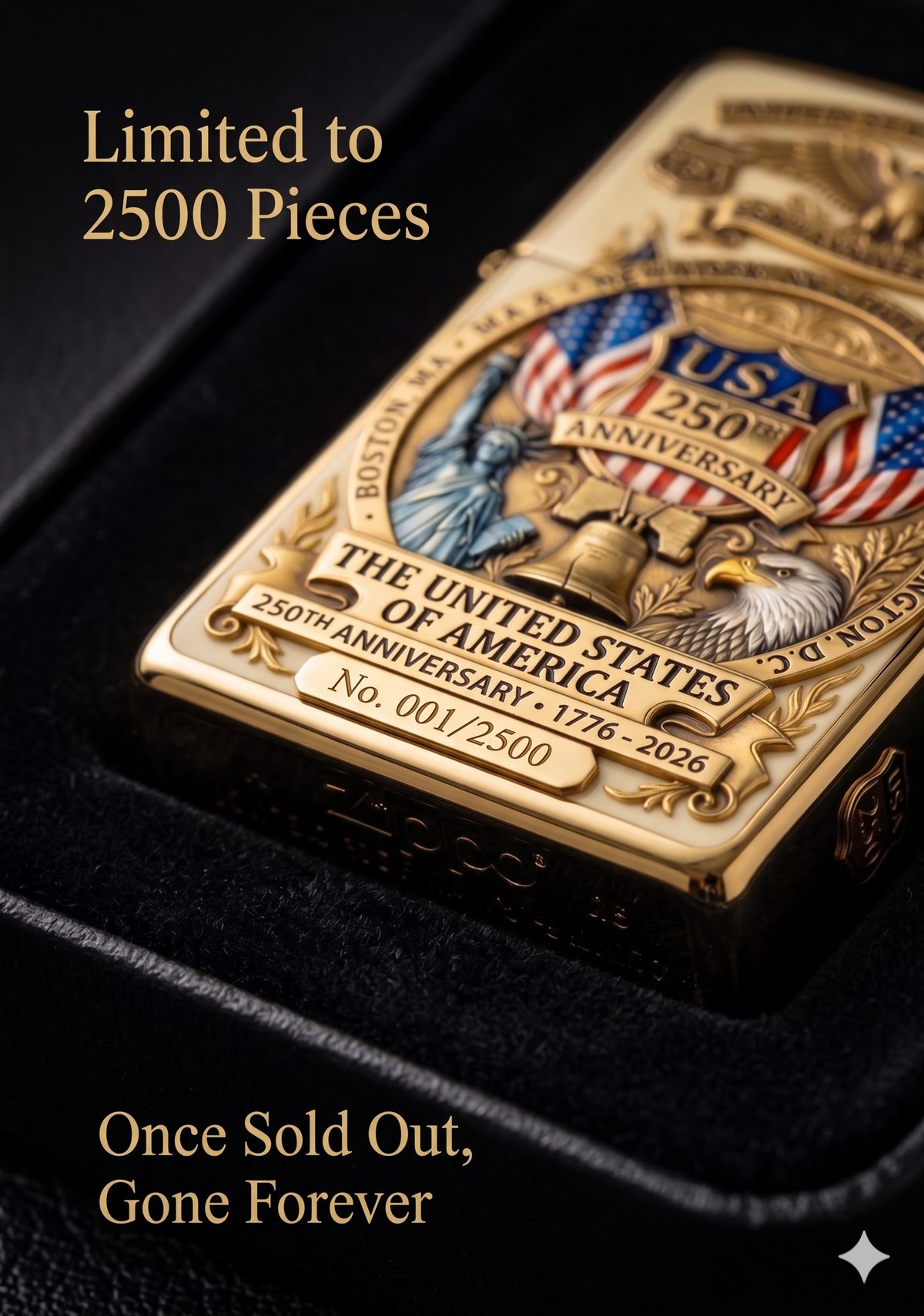 đ„đUSA 250th Anniversary Lighter