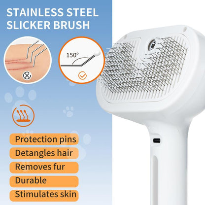 Pet Spray Hair Removal Comb, 1-piece pet hair brush