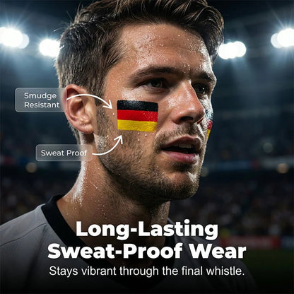 National Flag Face Paint Stick for Sports Fans ⚽
