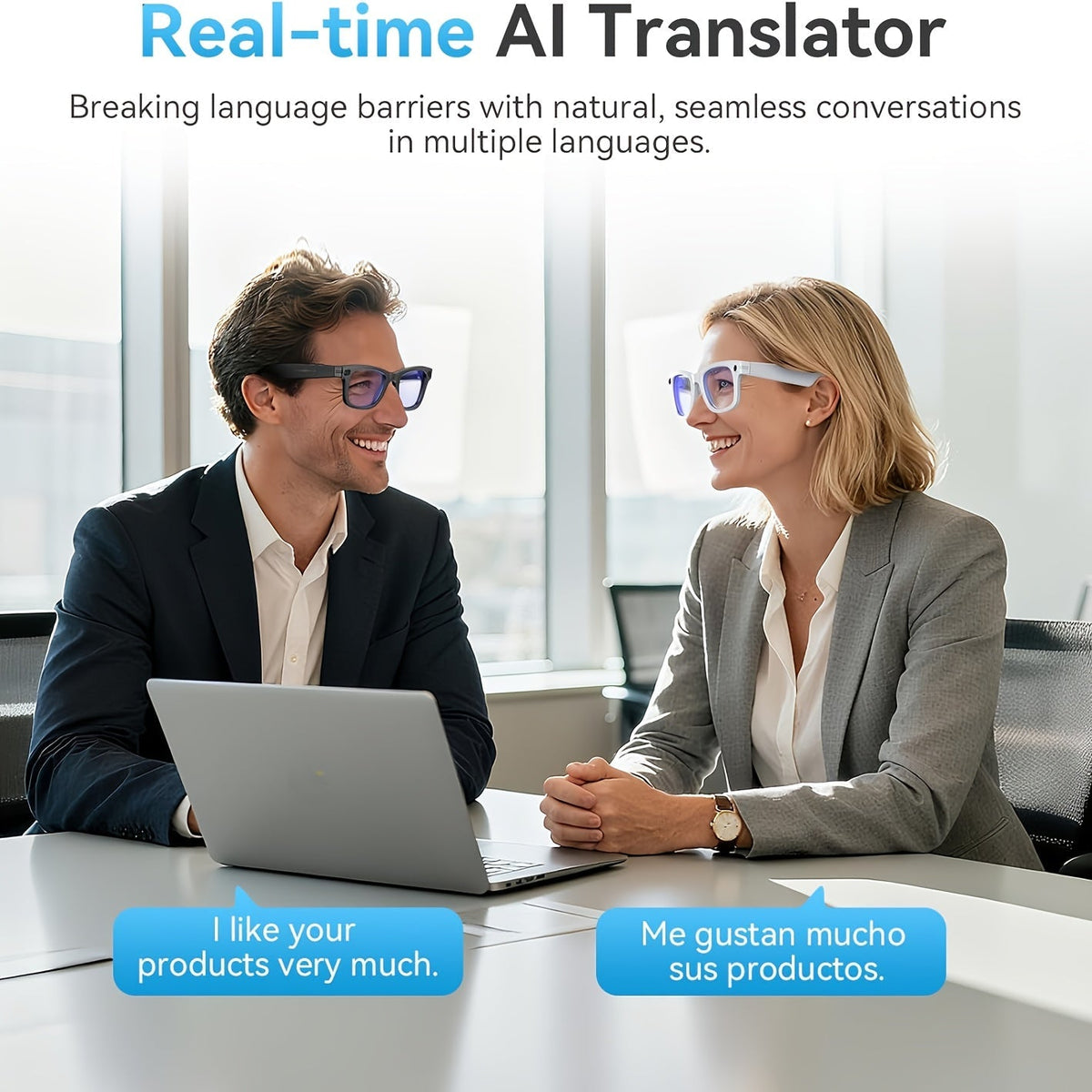 👓Lightweight Smart Glasses with Hands-Free Control