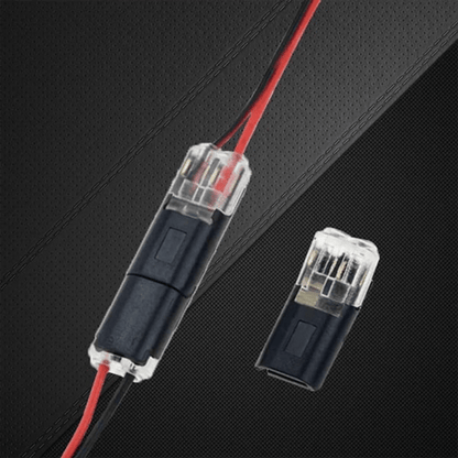 Double - Wire Plug-in Connector With Locking Buckle