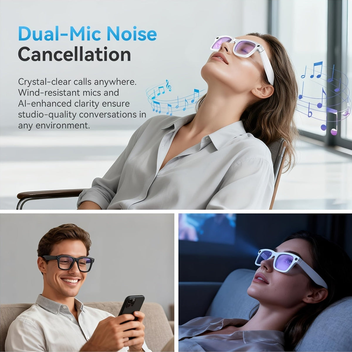 👓Lightweight Smart Glasses with Hands-Free Control