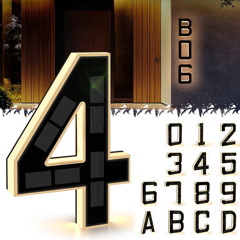 🏡 Upgrade Your Home's Curb Appeal – 49% OFF – ✨ Modern LED House Number Light – For Stylish, All-Night Visibility!