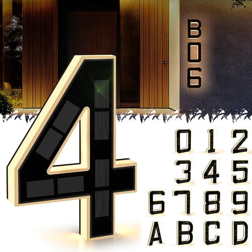🏡 Upgrade Your Home's Curb Appeal – 49% OFF – ✨ Modern LED House Number Light – For Stylish, All-Night Visibility!