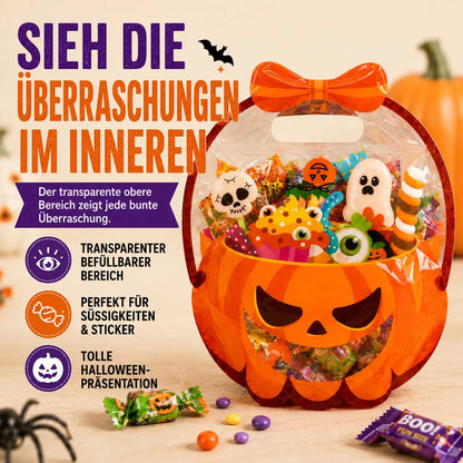 As low as $0.99 each ✅-🎁Halloween Goodie Bags – Clear Cauldron Candy Favor Bags