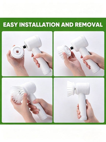 Rechargeable Cleaning Brush: Versatile Tool for Kitchen and Bathroom