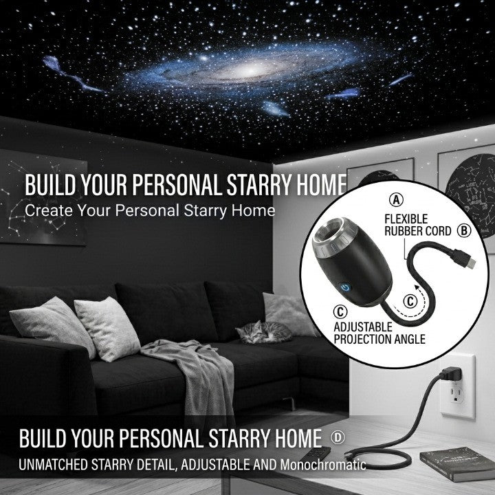 ✨ Adjustable Star Projector Light
