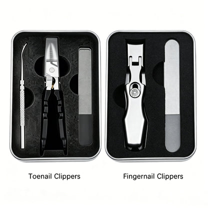 Ultra-Sharp Nail Clipper Set with Anti-Slip Grip