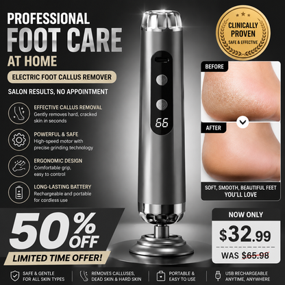 Last Day 50% OFF🔥Multi-Function Electric Foot Grinder with 5 Speeds