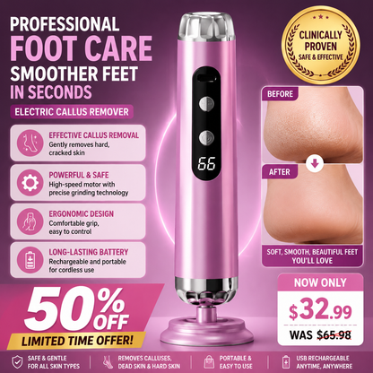 Last Day 50% OFF🔥Multi-Function Electric Foot Grinder with 5 Speeds
