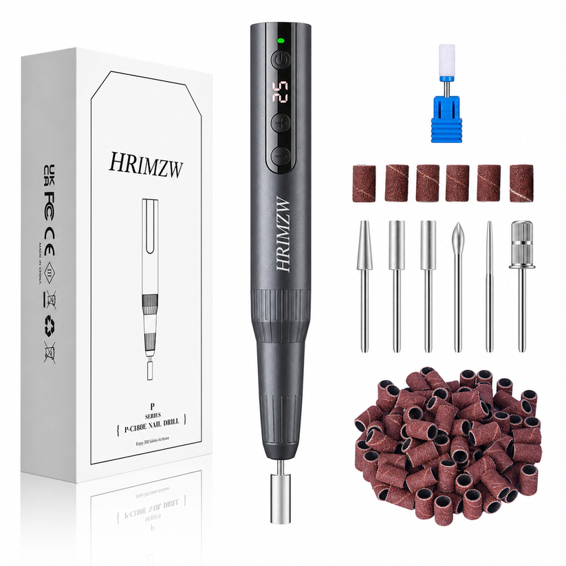 Pen-Shaped Rechargeable Nail Drill