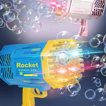 BubbleGun – Automatic Soap Rocket Bubble Gun Blower Toy