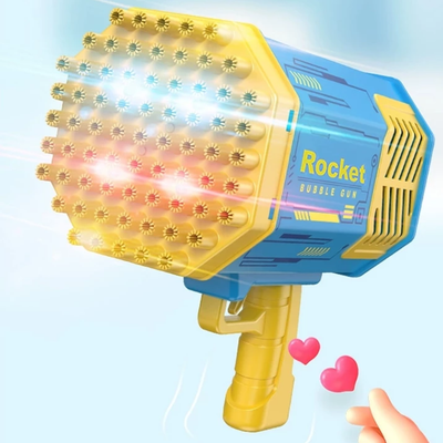 BubbleGun – Automatic Soap Rocket Bubble Gun Blower Toy