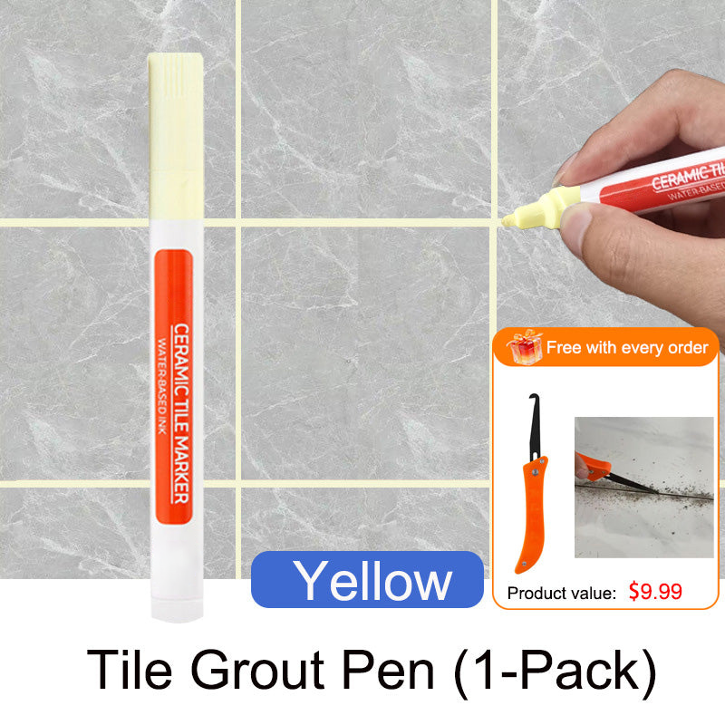 🖌️ Anti-Mould & Waterproof Joint Pen for Ceramic Tiles! 🧱