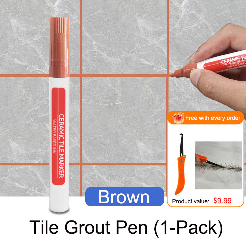 🖌️ Anti-Mould & Waterproof Joint Pen for Ceramic Tiles! 🧱