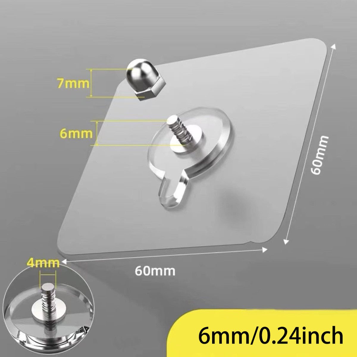🏆 75K+ SOLD! 🥇49.9% OFF This Week - Adhesive Frame Hooks Wall Mount Self-Adhesive Hooks