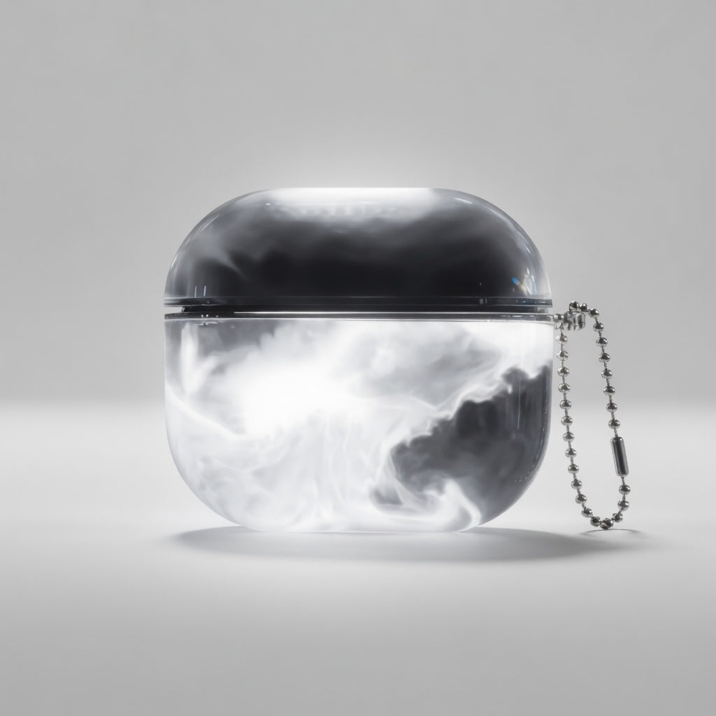 Luminous Glitter Quicksand Earphone Case for AirPods 4 3 2 1 AirPods Pro 3 2 Moving Sand Sparkles Brilliant Dark Headphone Cover