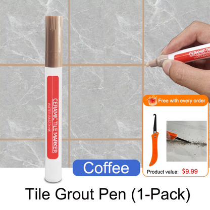 🖌️ Anti-Mould & Waterproof Joint Pen for Ceramic Tiles! 🧱