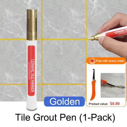 🖌️ Anti-Mould & Waterproof Joint Pen for Ceramic Tiles! 🧱