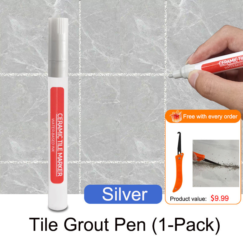 🖌️ Anti-Mould & Waterproof Joint Pen for Ceramic Tiles! 🧱