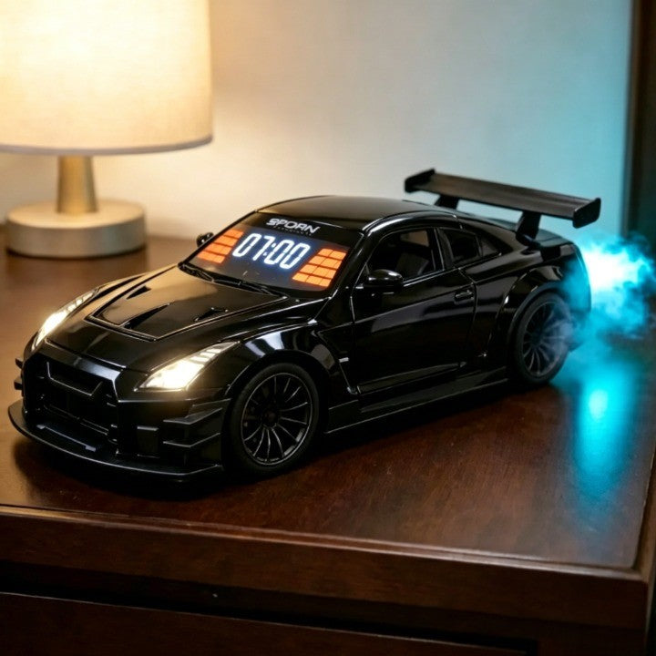 2026 Hypercar Alarm Clock - Realistic Engine Revving · Motion Light Effects
