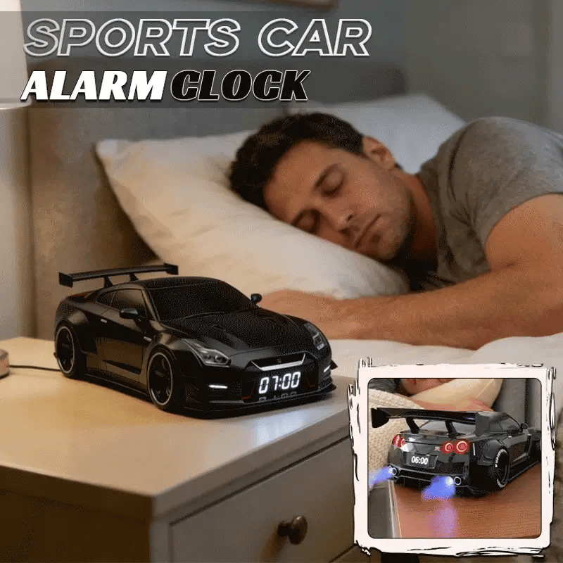 2026 Hypercar Alarm Clock - Realistic Engine Revving · Motion Light Effects