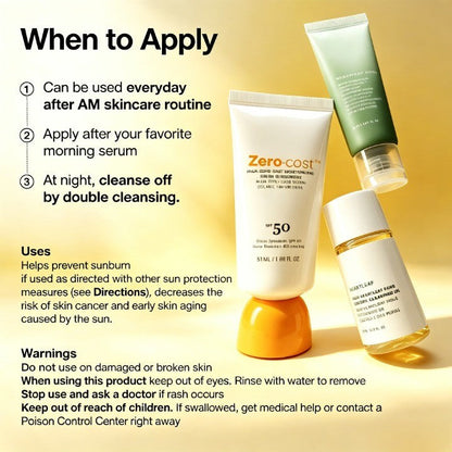 Zero-cast Moisturizing Finish Sunscreen