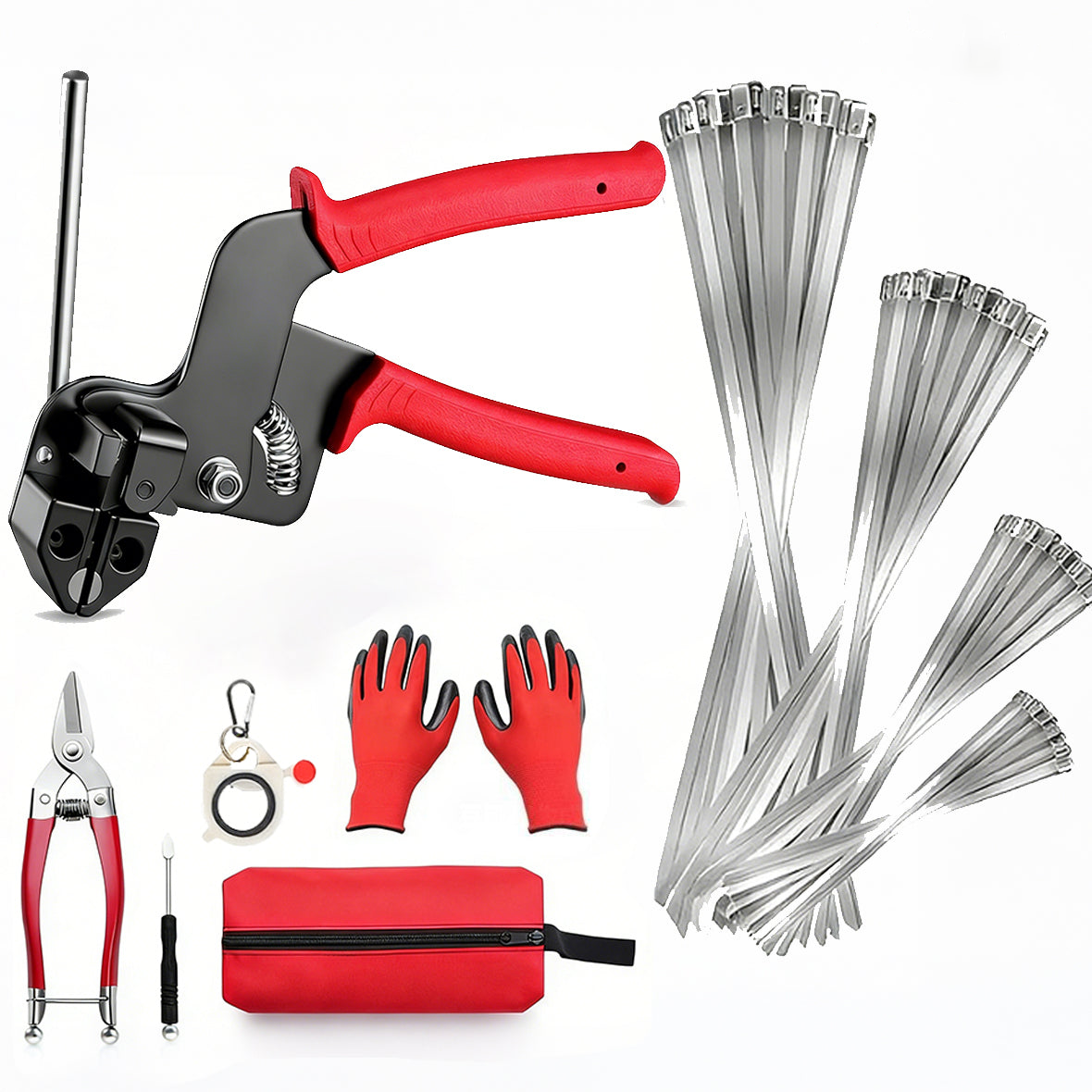 Stainless Steel Cable Tie Tool Self-locking Fastener