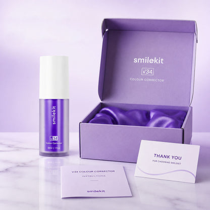 1+1 FREE I V34 Colour Corrector | Feel more confident with a fresh, radiant smile that lasts