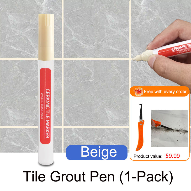 🖌️ Anti-Mould & Waterproof Joint Pen for Ceramic Tiles! 🧱