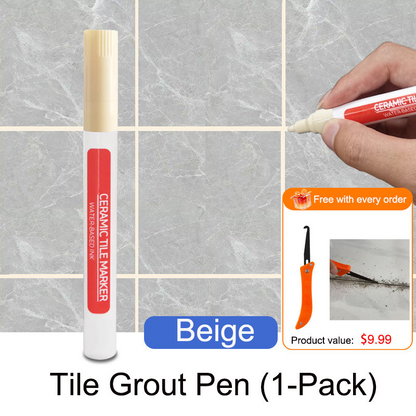 🖌️ Anti-Mould & Waterproof Joint Pen for Ceramic Tiles! 🧱