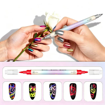 12/24 Colors Nail Art Pens – DIY 3D Markers for Drawing, Dotting & Manicure