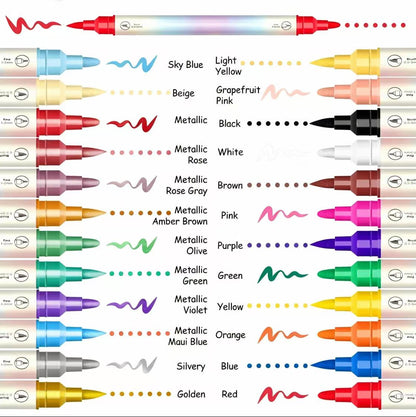 12/24 Colors Nail Art Pens – DIY 3D Markers for Drawing, Dotting & Manicure