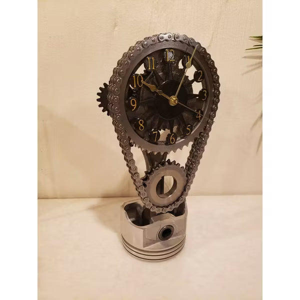 HOT SALE 50% OFF🔥SMALL BLOCK TIMING CHAIN CLOCK