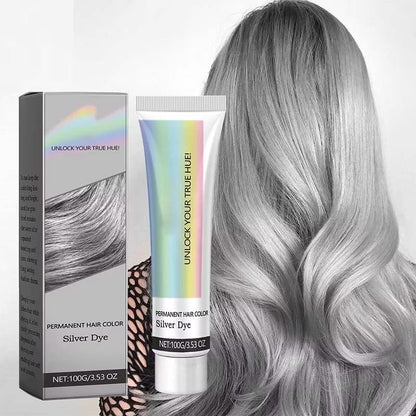 🎁Last Day 49% OFF🎁2-in-1 Natural Essence Extract Silver Hair Dye