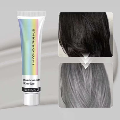 🎁Last Day 49% OFF🎁2-in-1 Natural Essence Extract Silver Hair Dye