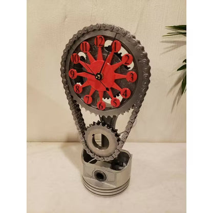 HOT SALE 50% OFF🔥SMALL BLOCK TIMING CHAIN CLOCK