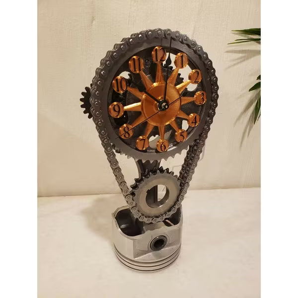HOT SALE 50% OFF🔥SMALL BLOCK TIMING CHAIN CLOCK