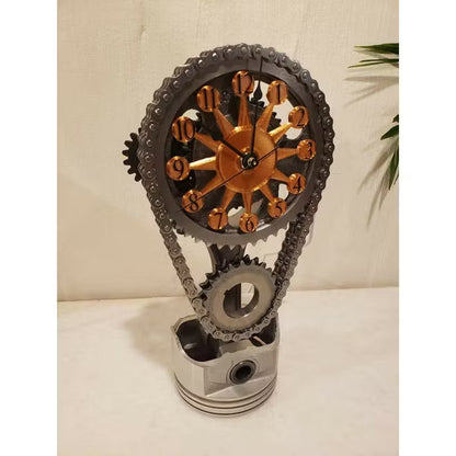 HOT SALE 50% OFF🔥SMALL BLOCK TIMING CHAIN CLOCK