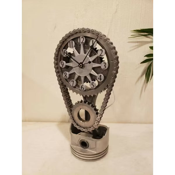 HOT SALE 50% OFF🔥SMALL BLOCK TIMING CHAIN CLOCK