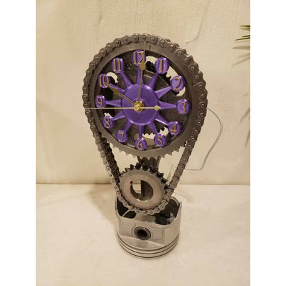 HOT SALE 50% OFF🔥SMALL BLOCK TIMING CHAIN CLOCK