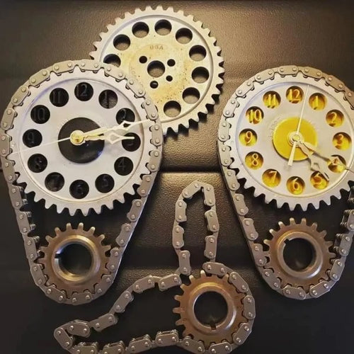 HOT SALE 50% OFF🔥SMALL BLOCK TIMING CHAIN CLOCK