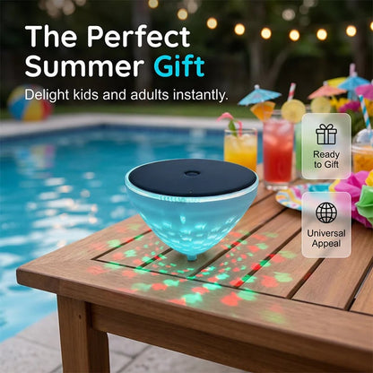 🐟✨Solar Floating Pool Light with Magical Fish Projection 🌊💡