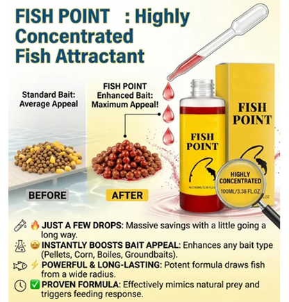 🎣 Concentrated Fish Attractant Liquid – 🐟Fast Acting Red Worm Formula