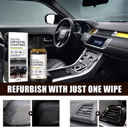 🚗49% OFF 🔥Car Plastic Parts Refurbish Agent With Sponge
